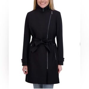 Halston Women's Belted Trench Coat NWT Large